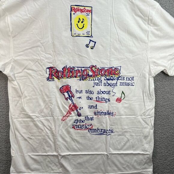 Urban Outfitters Rolling Stone Magazine White T-Shirt Dress - Picture 7 of 9